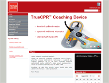 Tablet Screenshot of physio-control.cz